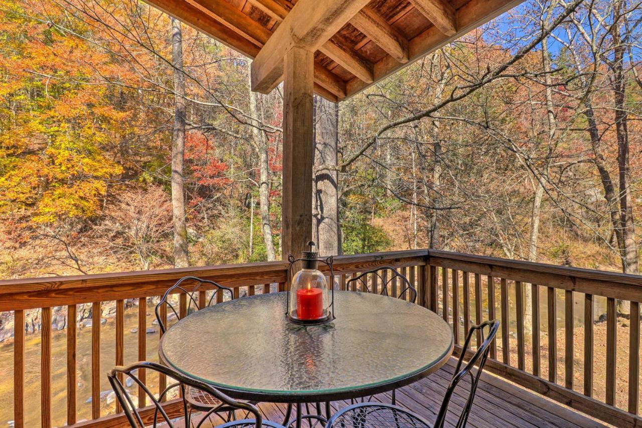 فيلا Creekside Retreat With Deck, 18 Miles To Wolf Ridge Weaverville المظهر الخارجي الصورة